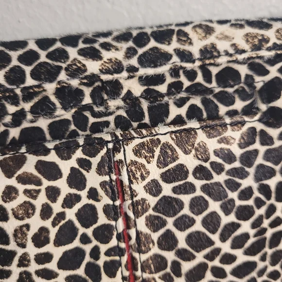 Hammitt Fold-Over VIP Medium Crossbody Dapple Calf Hair - Picture 6 of 16